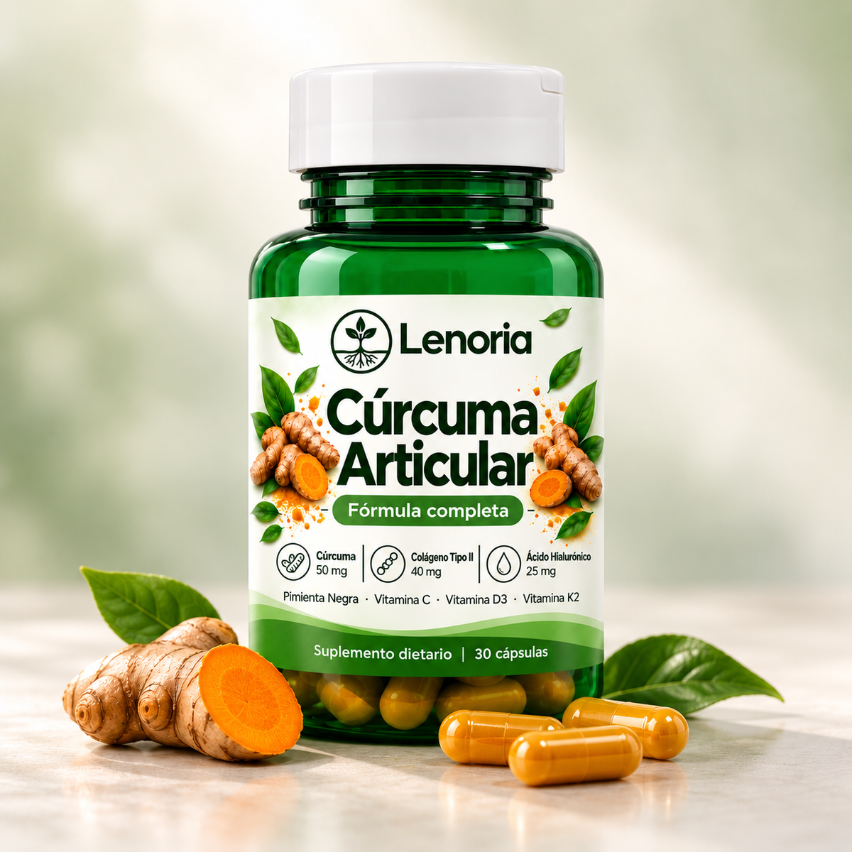 Cápsulas de Cúrcuma – Reducí la Inflamación Naturalmente