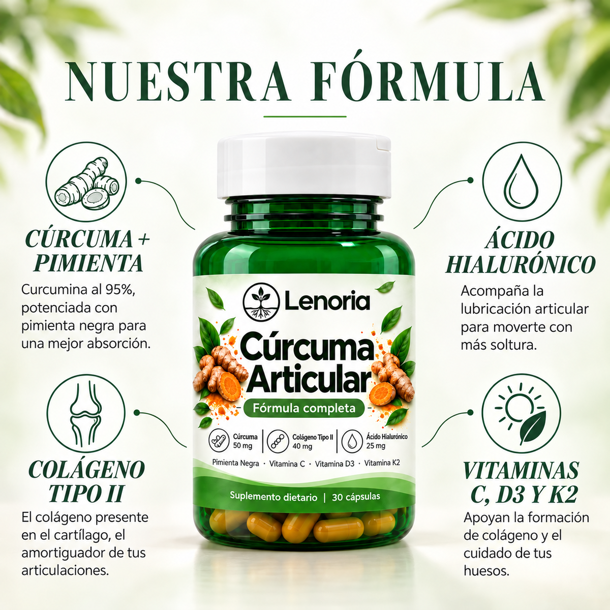 Cápsulas de Cúrcuma – Reducí la Inflamación Naturalmente