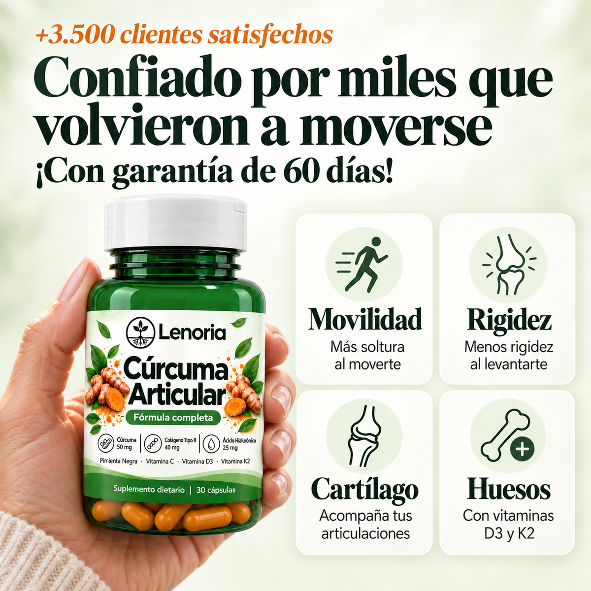 Cápsulas de Cúrcuma – Reducí la Inflamación Naturalmente